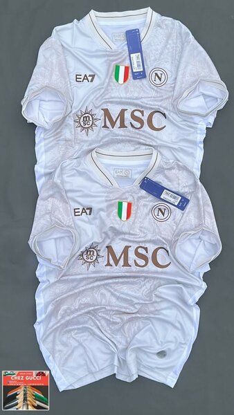 Maillot de football blanc EA7