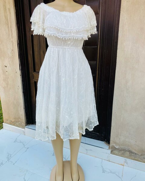Beautiful and stylish women's dress white