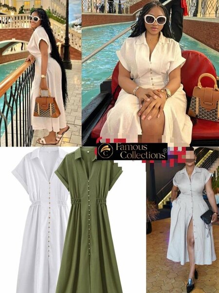 Robe chemise été élégante