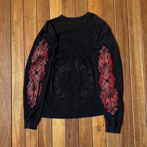 T-shirt manches longues noir stylé