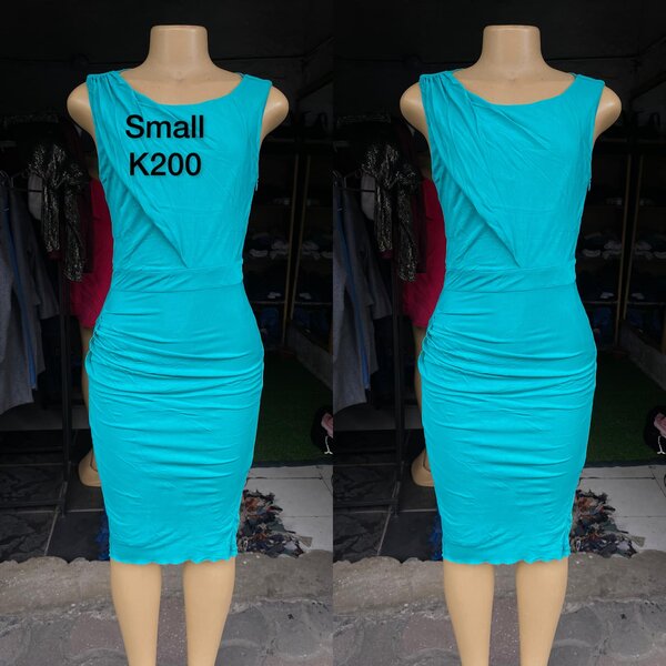 Beautiful and comfortable women's dress blue
