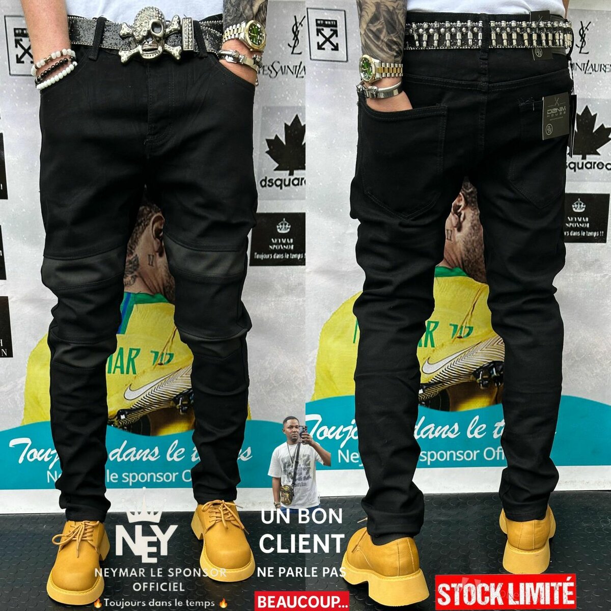 Jeans tendance homme décontractés