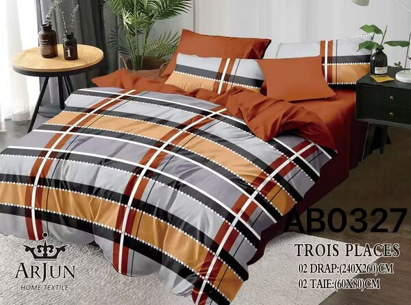 Parure de Lit Moderne 3 Places