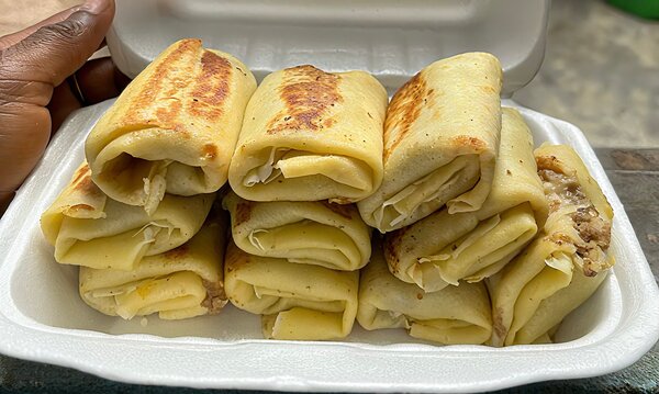 Crêpes garnies savoureuses