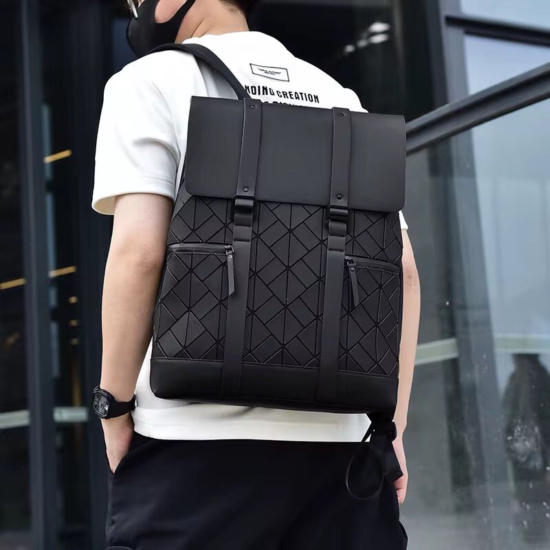Sac imperméable en cuir homme