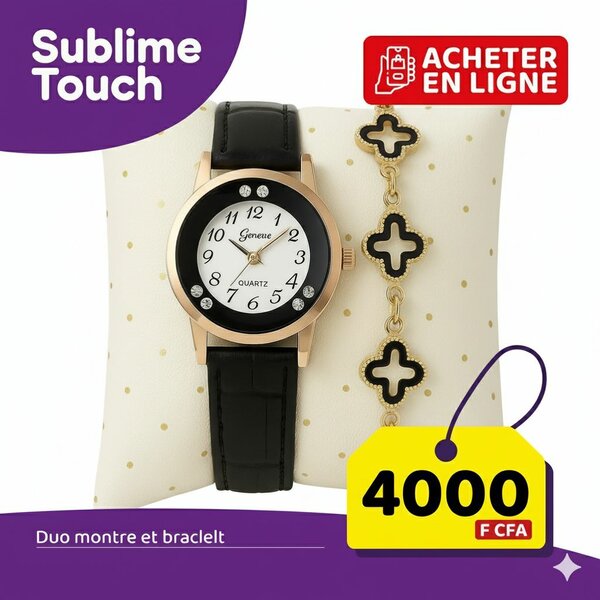 Montre et Bracelet Élégants