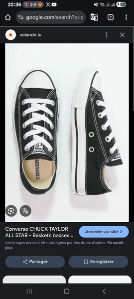 Converse All Star Basse noir