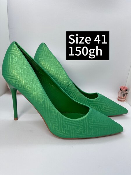 Green long heels