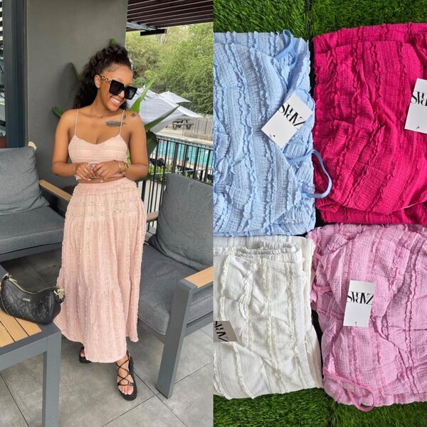 Jupe longue en dentelle élégante