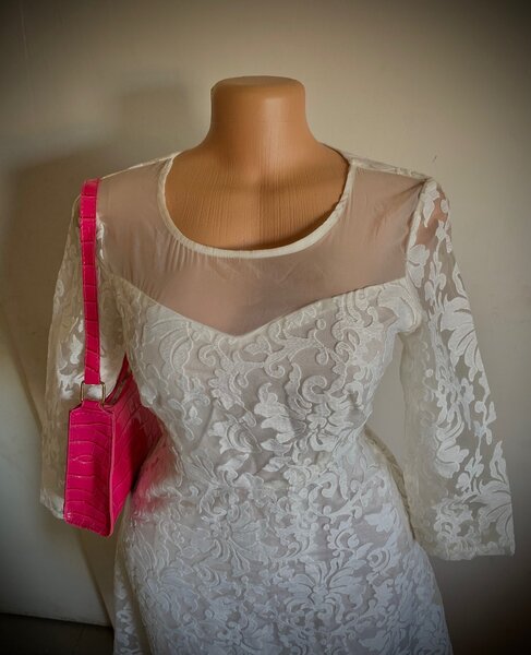 Breathable lace  thrift dres