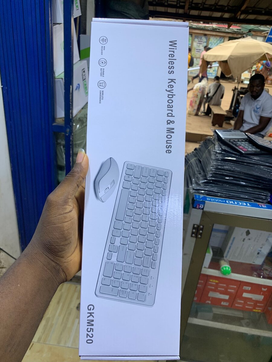 Wireless keyboard and mouse