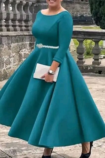 Robe évasée élégante femme