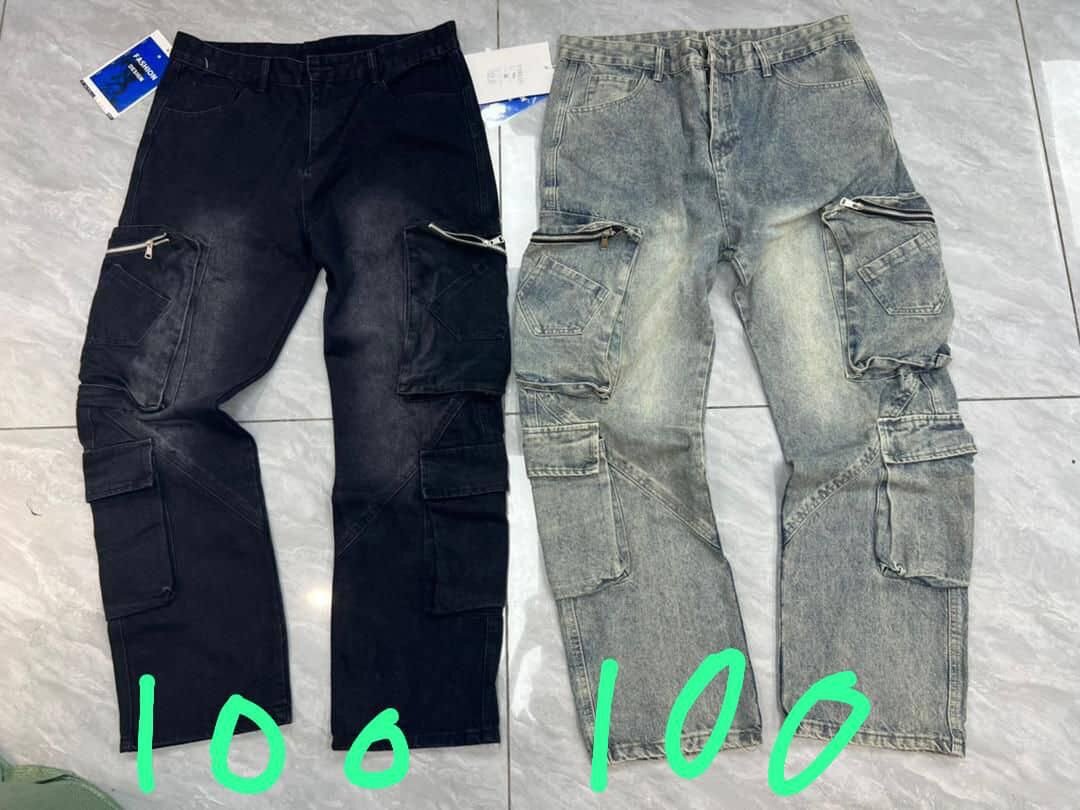 Jeans cargo décontractés