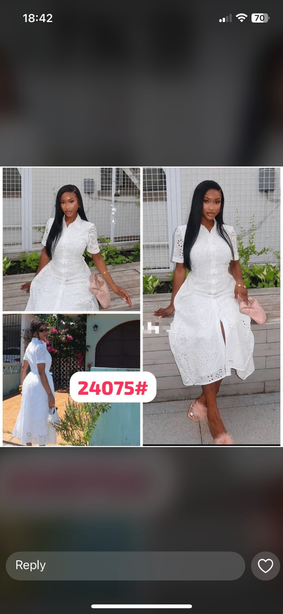 Elegant White Lace Dress