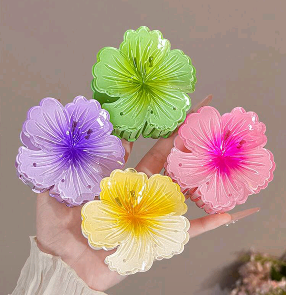 Épingles à cheveux fleurs colorées