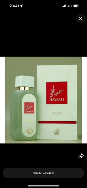 Parfum Hayaati Belle Pour Femme