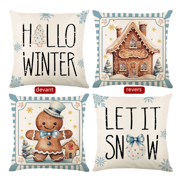 Coussins Hiver Décoratifs