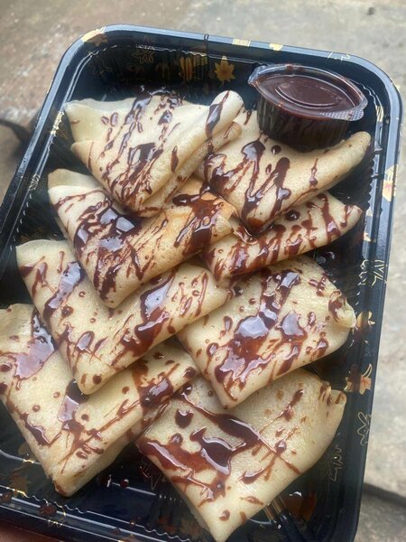 Crêpes sucrées au chocolat