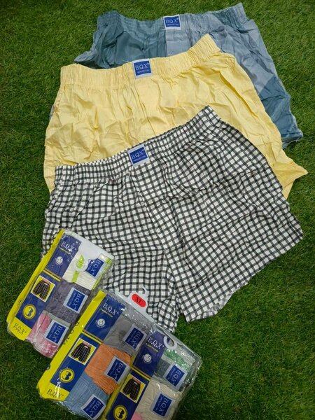 100% cotton boxers