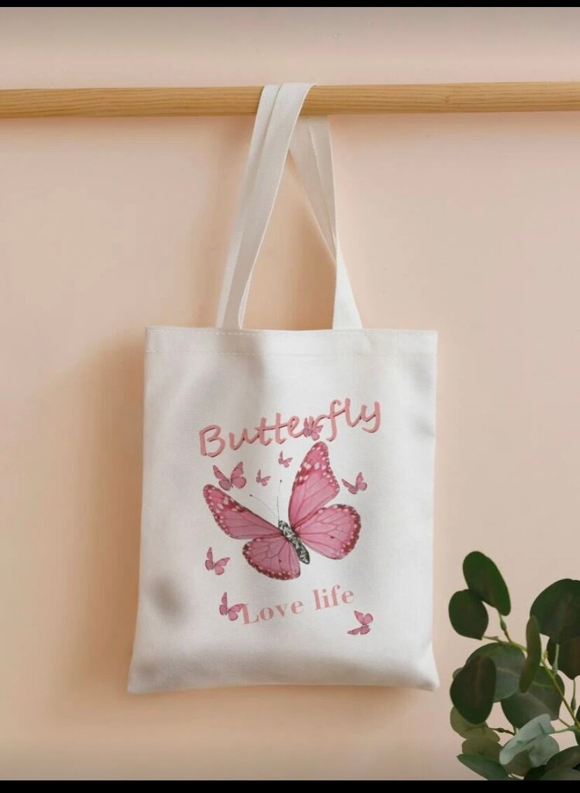 Sac cabas papillon "Love Life"