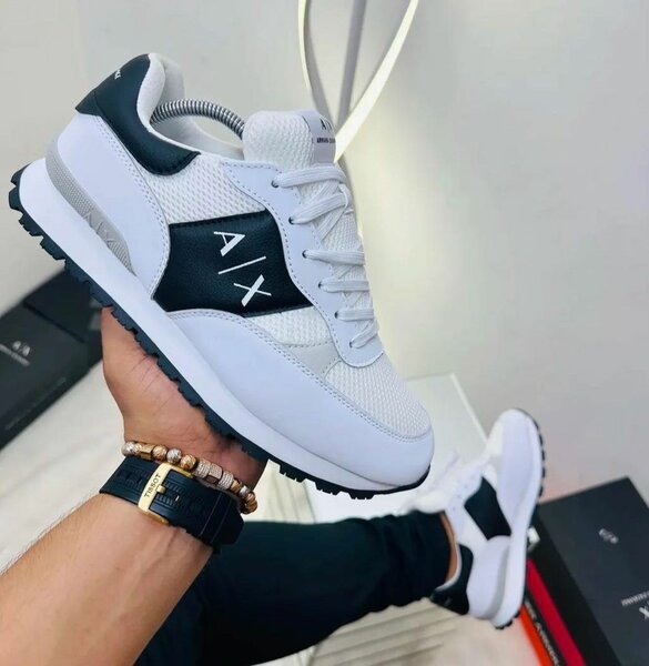 Baskets A/X blanches homme