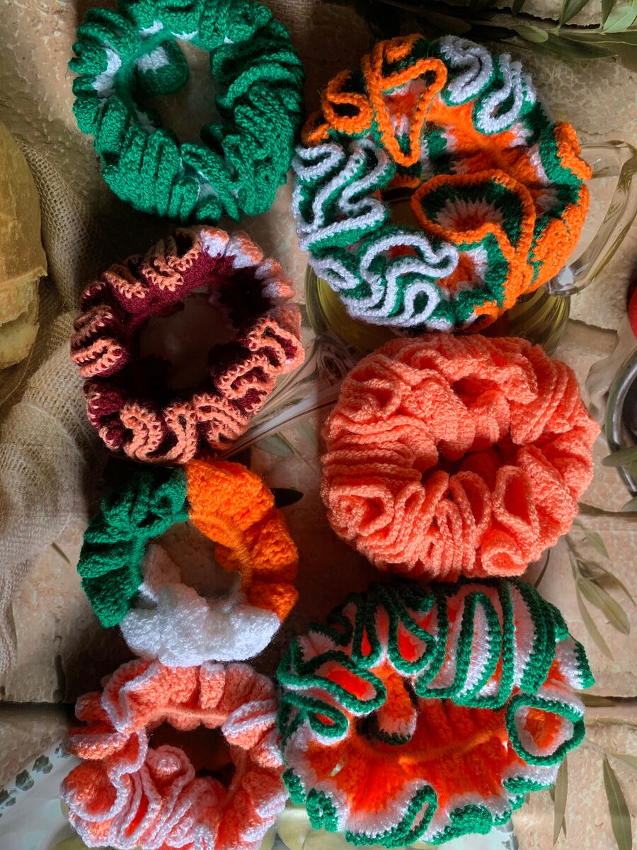 Lot de chouchous colorés