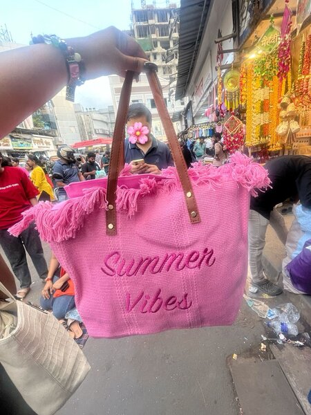 Sac Cabas Été Rose