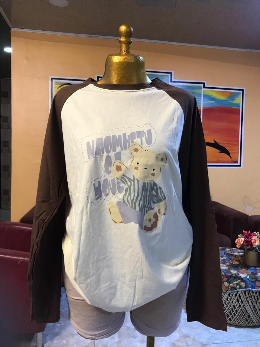 T-shirt manches longues imprimé