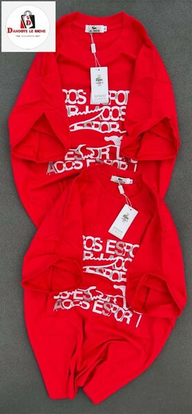 T-shirt rouge sportif