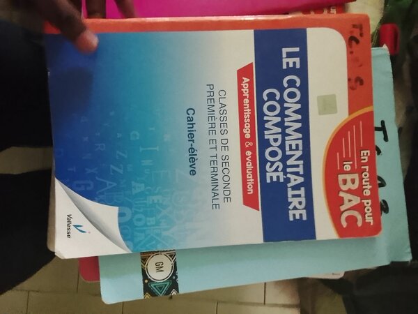 Cahier scolaire BAC