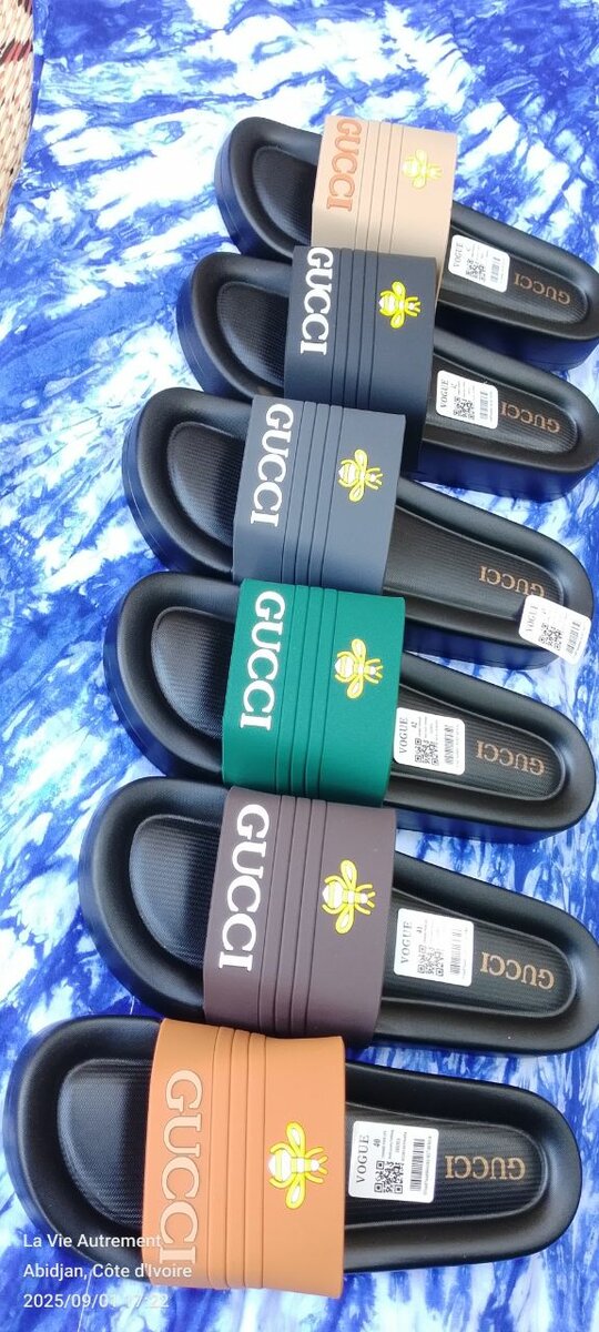 Claquette tendance pour hommes