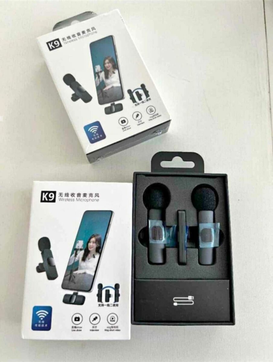 Microphone cravate sans fil K9