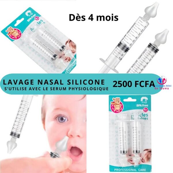 Mouche bébé avec embout silicone