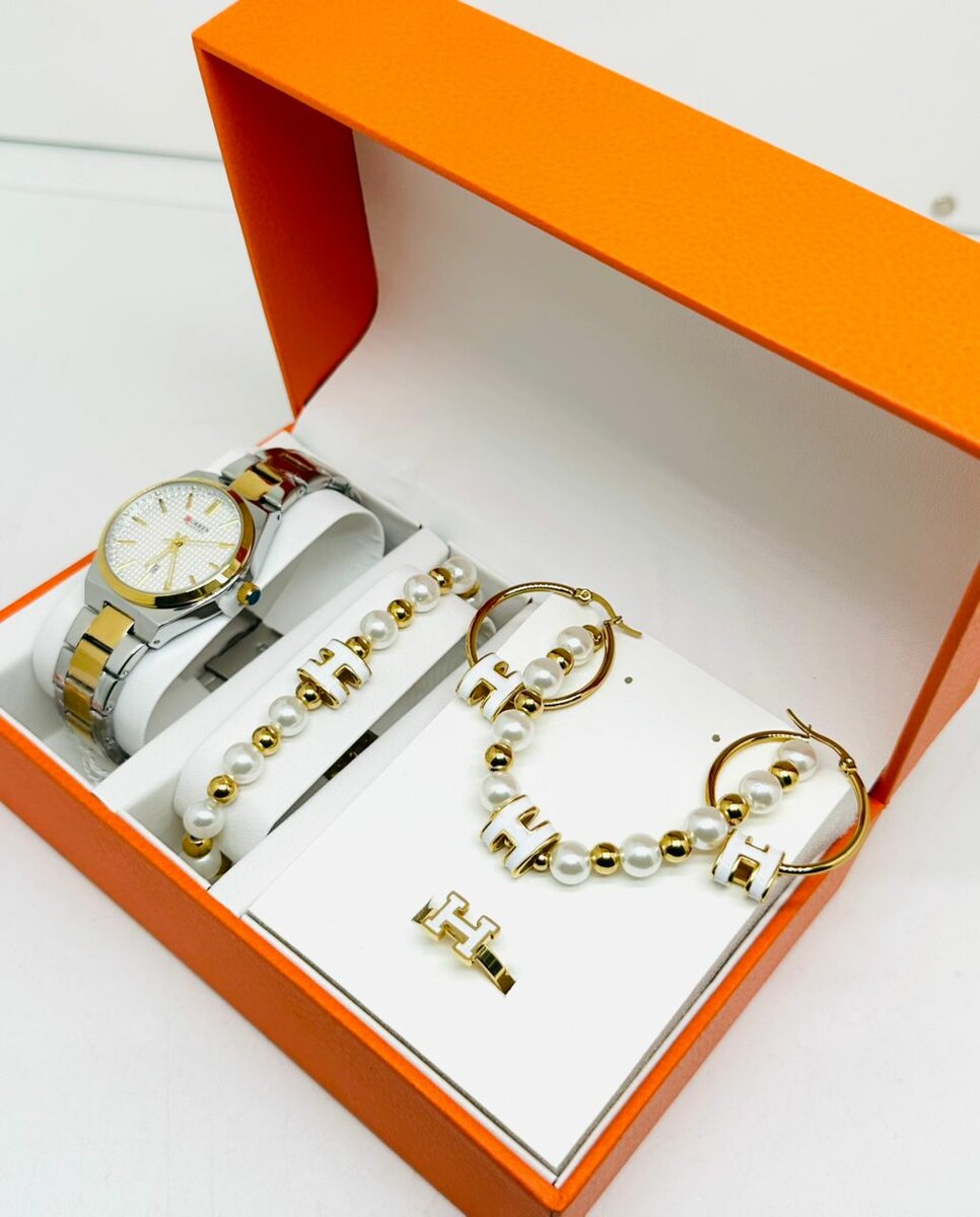Coffret Montre et Bijoux Élégant
