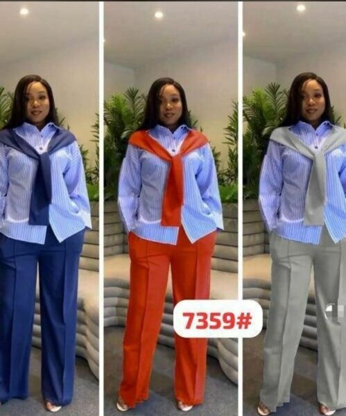 Ensemble costume pantalon femme