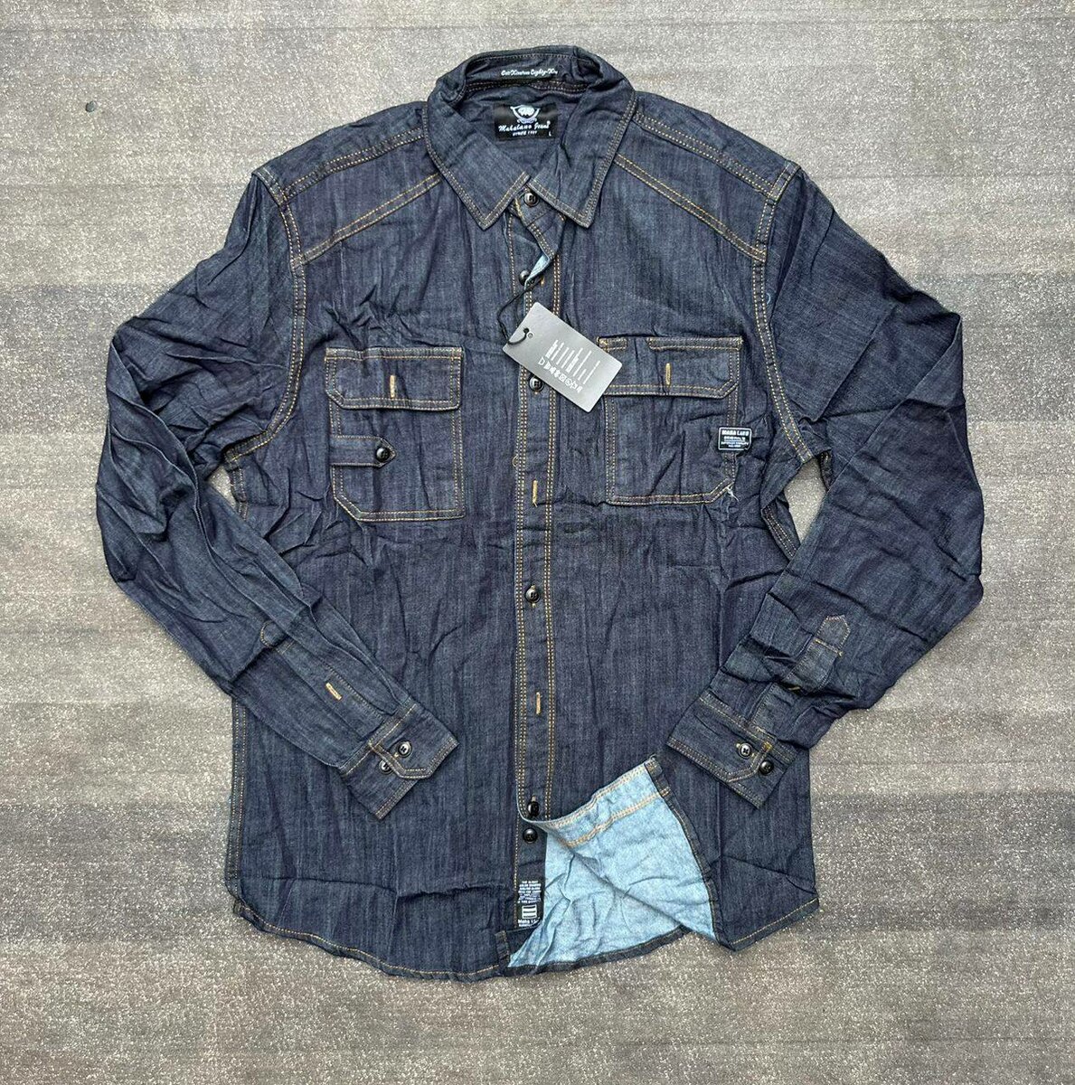 Chemise en jean décontractée