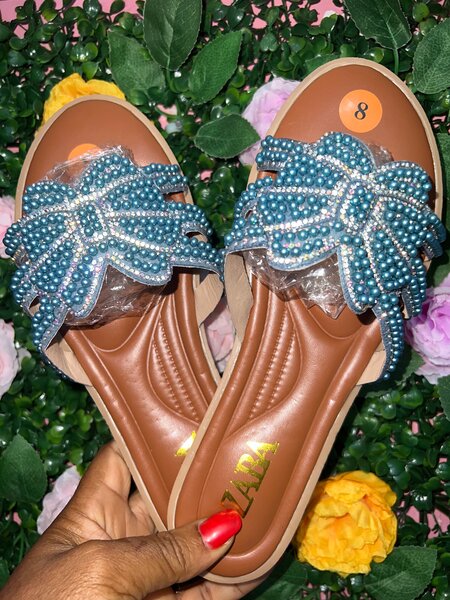 Sandales perlées élégantes