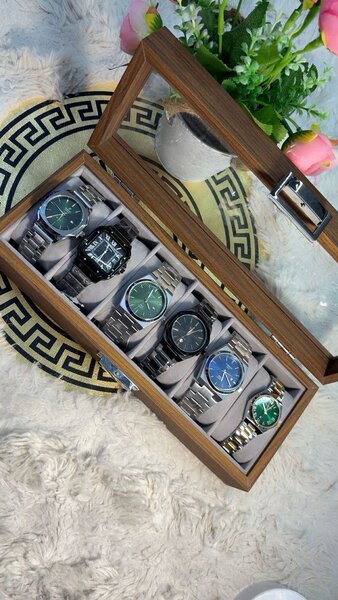 Écrin à montres en bois