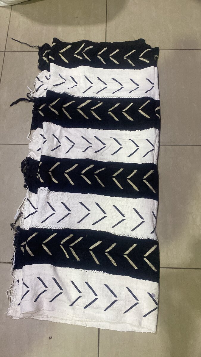 Tissu ethnique coloré en coton