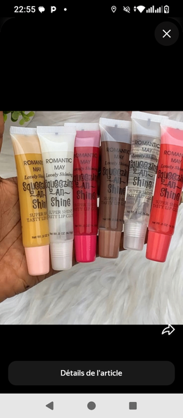 Ensemble Gloss Lèvres Brillants