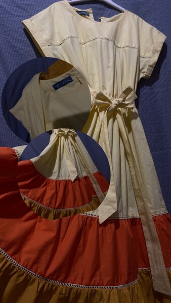 Летнее яркое платье