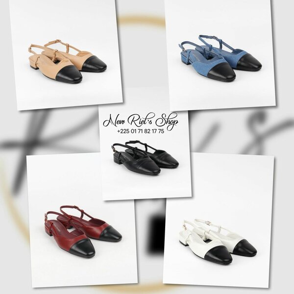 Ballerines bicolores élégantes