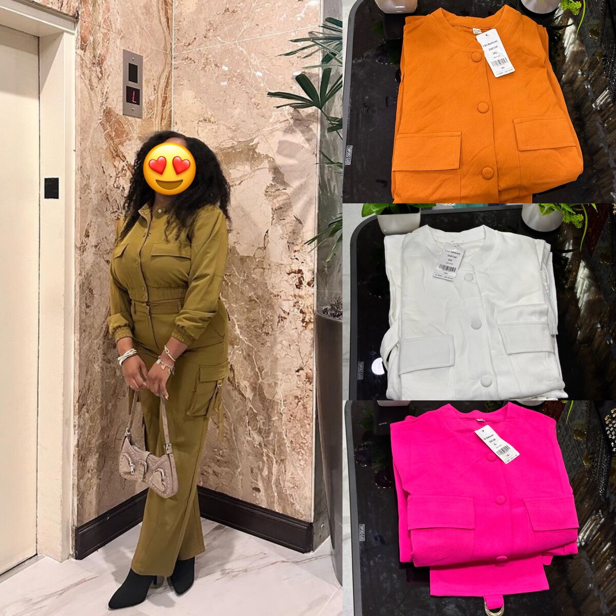 Chic ensemble en cargo pour femme