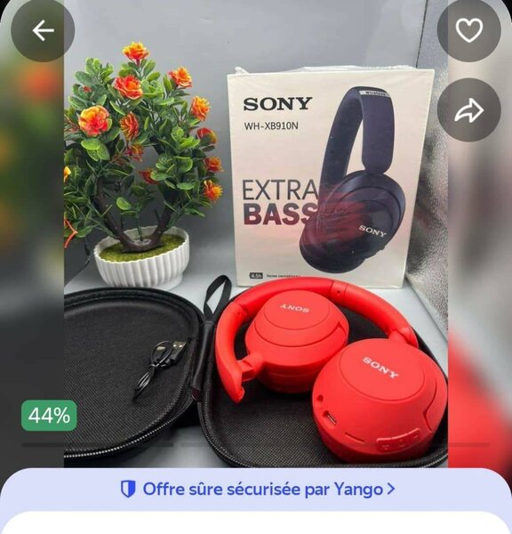 Casque sans fil Sony Extra Bass
