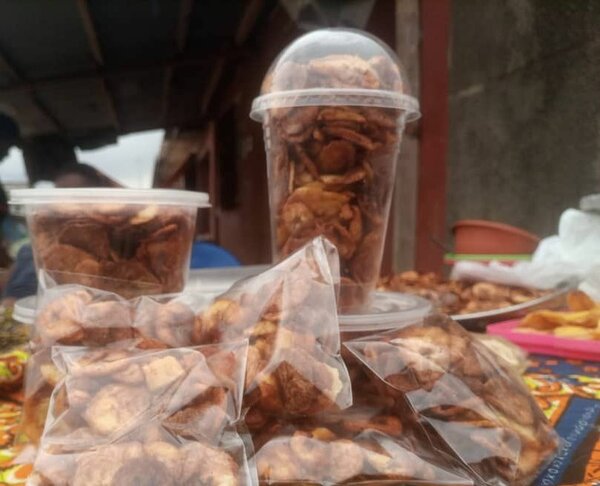 Chips croquants à base de banane