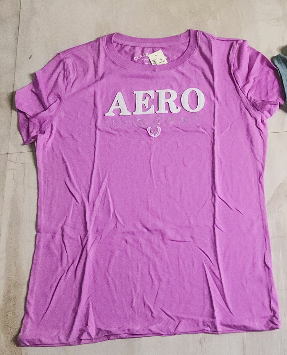 Aeropostale Applique Graphic Tee(Also Available LightPurple)
