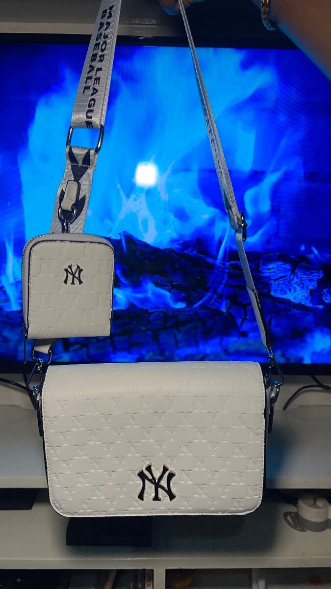 Sacoche NEW YORK blanche