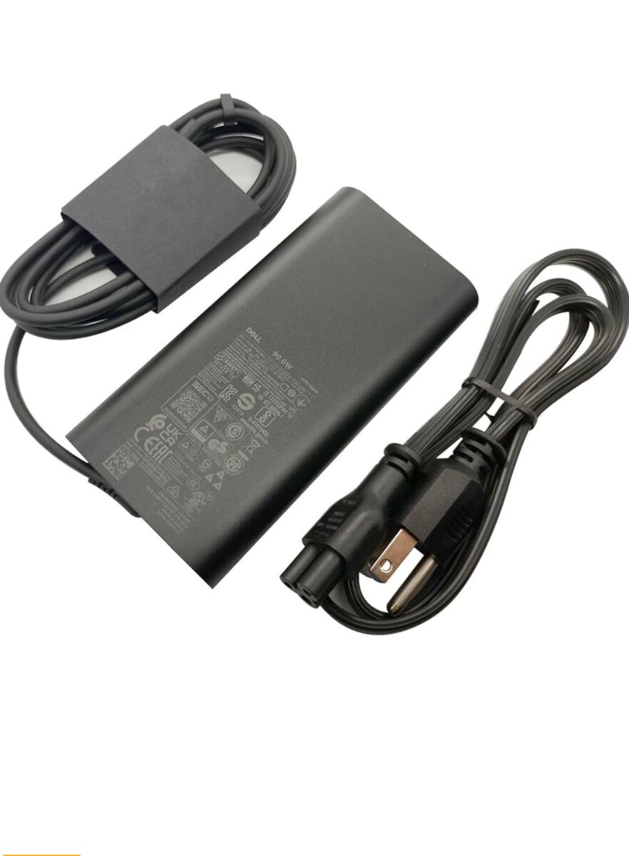 DELL 90W USB Type-C Power Charger Adapter - Black
