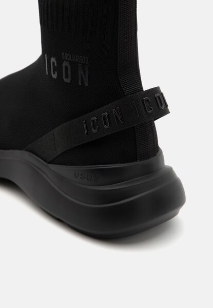 Baskets montantes noires ICON