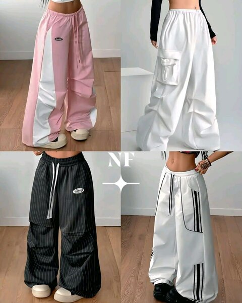 Pantalons larges tendance